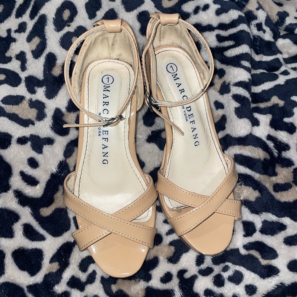 marc defang girls heels size 1